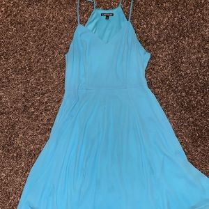 Express blue dress